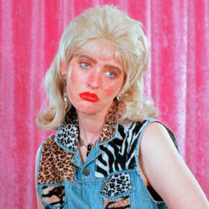 Parker Day Instagram - My inspo for her character was a 1990 Wet n Wild lovin’ New Mexico bar fly, after a fashion of Aileen Wuornos

Model: Kate @katejeanhollowell 
Mood: Shy
Sign: Cancer
Prop: None
Background: Bubblegum

Crew: @screaminmeemz @ariasburdelli