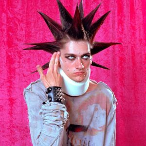 Parker Day Instagram - I still can’t believe I managed to do that to his hair. I wish I had these skills when I was a pre-teen punk. My mom wouldn’t let me shave my hair into a mohawk.

Model: Cameron @cameronrconley 
Mood: Bratty
Sign: Leo
Prop: Neck Brace
Background: Fuchsia

Crew: @screaminmeemz @ariasburdelli