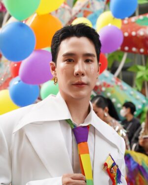Pataradanai Setsuwan Instagram - HAPPY PRIDE! 🏳️‍🌈

Styling by @k_n______ 
Make up by @sup.wong 
Hair by @kerkkim
