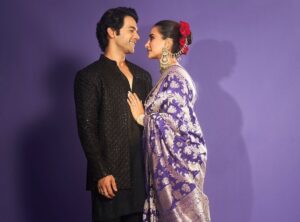 Patralekha Instagram - Thank you for making us a part of your celebrations #AnantAmbani and @radhmerch1610 and for being so gracious. We had the most amount of fun at your beautiful wedding. God bless you both. Have a great married life 🙏❤️

Patralekhaa: 
Outfit- @sabyasachiofficial 
Earrings-@golecha_jewels 
Wrist stack- @amrapalijewels
Styled by- @sanamratansi 
Team- @jannat__r
📸-@kaasastudio

Rajkummar Rao: 
Outfit @sawangandhiofficial
Footwear @whitemuds_official
Styled by @sanamratansi
Sr&co manager @jaferalimunshi
Team @sanjamkaur92 
Interns @mohit_mahalle tanushrreechopra
Photographer @kaasastudio