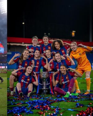 Patri Guijarro Instagram - ¡Qué año histórico! 🏆🏆🏆🏆

Al principio siempre ves muy muy difícil acabar el año cómo lo hemos hecho, pero siempre hemos dicho que nuestro objetivo es ganarlo todo. Y así ha sido. Hemos conseguido ser las mejores en todo. 
Y cuando digo en todo, es en todo, incluso vosotros culers. Una vez más, habéis sido los mejores suporters. Y todo esto es gracias a vosotrxs. 🔥

Termina un año inolvidable. Visca el barça 💙❤️🙌🏼