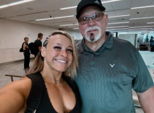 Patricia Parker Instagram - What are the chances of running into @scott.steiner at the airport? ✈️