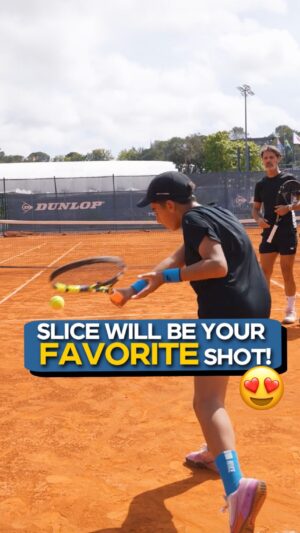 Patrick Mouratoglou Instagram - Mansour LOVES to slice - and here’s how we improved it to make it even better. The secret is the speed of your arm! Try it! 😀 #tennis #slice #coachmouratoglou #mouratoglouacademy