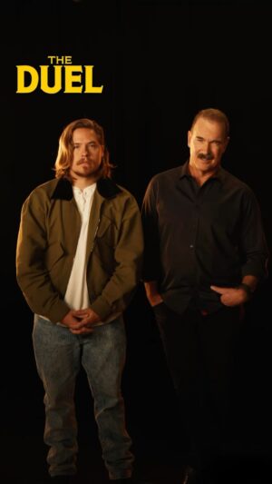 Patrick Warburton Instagram - Forget FOMO, catch THE DUEL from your couch! #TheDuelMovie Available on Demand Friday. Please don’t eat bugs.