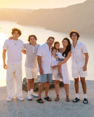 Paul Nassif Instagram - Our family Euro Trip through Greece and Italy was one that we’ll always remember. I’ll never take these memories for granted…💜

📸: @vangelisphotography