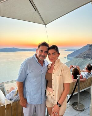 Paul Nassif Instagram - Santorini is where we had our wedding ceremony and will always have a special place in our hearts… 💙