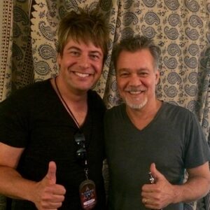 Paul Sidoti Instagram - Happy Birthday Ed.. There isn’t a day that goes by that you’re not in my thoughts, or your incredible music is played, and a wonderful story shared.. I’m so grateful to have had those 10 wonderful years of knowing you like I did.. You are so missed and loved.. ❤️🎸😎👍🏻 @eddievanhalen