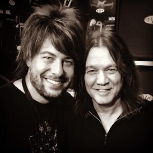 Paul Sidoti Instagram - Happy Birthday Ed.. There isn’t a day that goes by that you’re not in my thoughts, or your incredible music is played, and a wonderful story shared.. I’m so grateful to have had those 10 wonderful years of knowing you like I did.. You are so missed and loved.. ❤️🎸😎👍🏻 @eddievanhalen