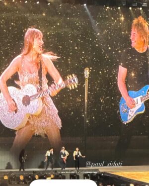 Paul Sidoti Instagram - Wow.. what an incredible, fun-filled, memorable summer in Europe this was!! The summer of 2024 will go down as the most rewarding, remarkable experience in my professional career as a musician.. The record-breaking numbers this tour has generated on a global scale will never be matched and to be a small part of it is truly humbling.. Years from now I’ll be able to tell my kids what their dad was part of and that brings me such joy and happiness.. I have to thank my amazing wife @ashsidoti for flexing her superpowers as a music executive while raising our two children (one as a newborn) while I was gone for 4 months and our kids for understanding.. Ashley, your support is unwavering and I love you so much for all you are.. To the fans, my gosh there are no words to describe your incredible loyalty and love you have shown us.. You know you are the best of the best and have been from day 1.. To our incredible team of management and crew who make our jobs as smooth as can be and operate at the very top of their game, 1000 percent every single day, thank you.. And to Taylor… thank you for another massive trip around the world on this amazing musical journey.. Much love always.. Wembley Stadium, our 8th and final sold out show here of another 93,000 people tonight, just wow.. See you all in October! ❤️🎸 @taylorswift #theerastour