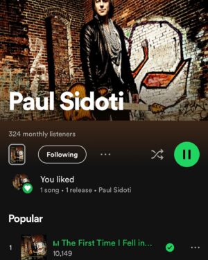 Paul Sidoti Instagram - Wow! We hit over 10,000 streams.. Never thought that would ever happen but thanks so much for listening! Think we could get it to 100,000?! 🤪🤣 Getting ready to head to Europe on @taylorswift The Eras Tour so if you’d like to get a personalized hand signed 8x10 color photo before I leave, head over to my shop link in my bio.. Can’t wait to see you all back on tour! #taylorswift #theerastour