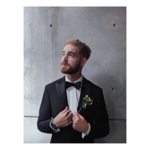Paul Tellefsen Instagram - It’s been a pretty wild summer. I was a groomsmen in 3 of the 5 weddings I was invited to the last 3 months. It really is an honor to stand up there with men and women you consider dear friends. Thanks to @theblacktux for keeping me and the wedding party looking fresh during this crazy season of weddings. So excited for the many new friends I made and for all the couples I got to celebrate. Wouldn’t trade it!
.
Postscript - I ended up buying the tux pants because they were so amazing and also this photo was taken in the bathroom because the light was so perfect. Thanks Austin.
Other photos by @marissasorrellphotography
#theblacktux #ad