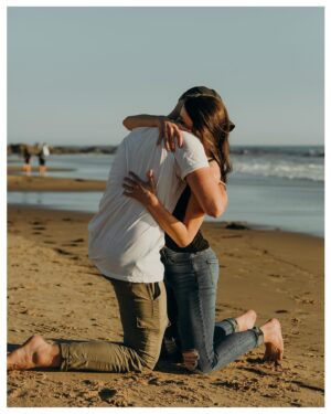 Paul Tellefsen Instagram - SHE SAID YES! 
Meet my fiancé, @nicatellefsen.
.
This past weekend I escaped the snowstorms and surprised Veronica on the beach where we had our first date and asked her if she wanted to marry me! She said YES! Very quickly if I might say so!! We’re elated!! Choosing her is easy. I credit God for bringing us together and keeping us together. I mean He literally dropped Nica into my life at a baby shower! Insane.
.
Veronica, you are the picture of God’s beauty and wonder on the earth. The way you encourage my leadership has made me a better man. God is faithful. Today I choose to be your fiancé. And I can’t wait to one day choose to be your husband ... for a lifetime. 
I love you.
#thisispaulsstory