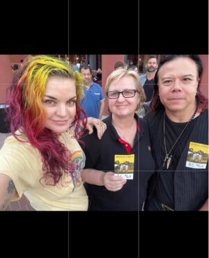 Pauley Perrette Instagram - OMG FINALLY!
Last night  @indigogirlsmusic 
FINALLY got to come back and make the world a better place!
Me and @sulli.sullivan & @johnny99la & @kirstenvangsness 
SO HAPPY!

THANK YOU @amyraymusic AND @emilysaliers for giving me a lifetime of love and music.
Since the early days back in GA. 
Y’all are and will always be the best, LOVE YOU!
And hey nice to be a new fan of opening act @garrisonstarr !
And see my awesome pal @bitchmusic 
And the band and and and…
Swipe right for the night!

1-me @sulli.sullivan @johnny99la 
2- @kirstenvangsness & me 
3- @bitchmusic me @amyraymusic 
4- @kirstenvangsness @emilysaliers me
5- @kirstenvangsness @brady_blade me  #ScienceSandwich 
6- @lyrishung me
7- @bitchmusic @garrisonstarr me
8- picks 10 years apart
9- part of my collection:)
10- @kirstenvangsness and me LOVE LOVE LOVE!