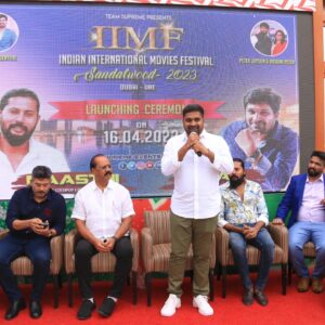 Pavan Wadeyar Instagram - Felicitated by #Teamsupreme of Dubai. It was a wonderful event in Dubai. So happy to meet all the kannada Unions of middele countries. Happy to launch the logo of #IIMF i am sure this team gonna make kannada films reach to larger audience in Middle east countries @peter_joyson mamatha_swamy @gprashv