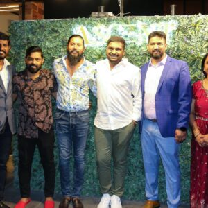 Pavan Wadeyar Instagram - Felicitated by #Teamsupreme of Dubai. It was a wonderful event in Dubai. So happy to meet all the kannada Unions of middele countries. Happy to launch the logo of #IIMF i am sure this team gonna make kannada films reach to larger audience in Middle east countries @peter_joyson mamatha_swamy @gprashv