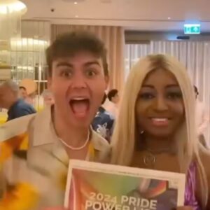 Pearl Mackie Instagram - HAPPY PRIDE EVERYONE!! 🏳️‍🌈🏳️‍⚧️🏳️‍🌈🏳️‍⚧️🏳️‍🌈🏳️‍⚧️🏳️‍🌈🏳️‍⚧️

Eternally proud to march in the @prideldn parade with @divamagazine celebrating 30 years of their amazing publication, eternally proud to be on the @guardian Pride Power list 2024 - thank you @diversityriley! Proud of my amazing WIFE and proud of our dynamic, resilient and incredible community! Thank you @sambasisterscollective for bringing the vibessssssss! 

#transyouthareloved #protecttranskids #loveislove #pride #happy #queer #proud