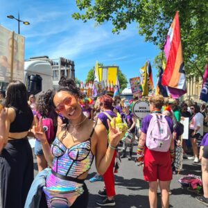 Pearl Mackie Instagram - HAPPY PRIDE EVERYONE!! 🏳️‍🌈🏳️‍⚧️🏳️‍🌈🏳️‍⚧️🏳️‍🌈🏳️‍⚧️🏳️‍🌈🏳️‍⚧️

Eternally proud to march in the @prideldn parade with @divamagazine celebrating 30 years of their amazing publication, eternally proud to be on the @guardian Pride Power list 2024 - thank you @diversityriley! Proud of my amazing WIFE and proud of our dynamic, resilient and incredible community! Thank you @sambasisterscollective for bringing the vibessssssss! 

#transyouthareloved #protecttranskids #loveislove #pride #happy #queer #proud