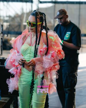 Pearl Thusi Instagram - @pearlthusi what a set bestie!!!😭🔥👌🏽
#zeenationfest