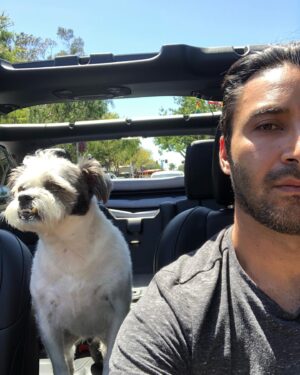 Pej Vahdat Instagram - I love you boys so much it hurts! My two sons #Charlie and #Zinny happy #nationaldogday @narsisattar we raised some good babies.