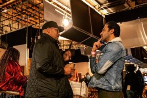 Pej Vahdat Instagram - I grew up watching him and pretending I was him in my backyard and now he’s telling me stories about the World Series I watched him in! This was the most interesting conversations I’ve had about baseball. I couldn’t have been happier. Thank you @23davidjustice see you on the links brother! Photo credit @vududaddy #legend