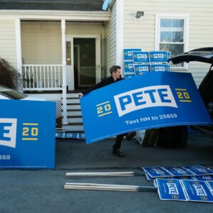 Pete Buttigieg Instagram - If you are one of the hundreds of people who knocked doors, made calls, or introduced neighbors to this movement, thank you. 
You’ve taken this campaign from four people in a cramped office to a broad coalition ready to beat Trump and write the next chapter of the American story.