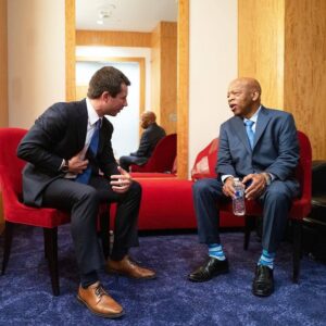 Pete Buttigieg Instagram - Wishing a happy 80th birthday to @repjohnlewis and another year of “good trouble.” Thank you for your courage, grace, and leadership in our country’s ongoing march towards justice.