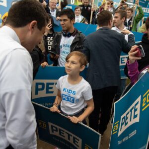 Pete Buttigieg Instagram - If you are one of the hundreds of people who knocked doors, made calls, or introduced neighbors to this movement, thank you. 
You’ve taken this campaign from four people in a cramped office to a broad coalition ready to beat Trump and write the next chapter of the American story.