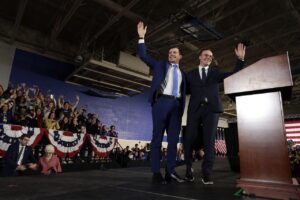 Pete Buttigieg Instagram - Iowa, you have shocked the nation. Tonight, an improbable hope became an undeniable reality. We are on our way to New Hampshire, on to the nomination, and on to chart a bold new course for our country. But only if you’re with me. If you can, please chip in. Link in bio.