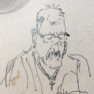 Pete Docter Instagram - Menu sketch.