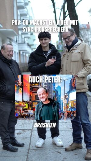 Peter Flechtner Instagram - Ein Verrücktes Video 😂 @peterflechtner @svenplateofficial #peterflechtner #svenplate #synchronsprecher