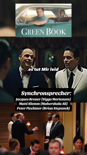 Peter Flechtner Instagram - Synchron Rückblick: Green Book- Eine besondere Freundschaft Synchron Regie: Clemens Frohmann #greenbook #jacquesbreuer #viggomortensen #mattiklemm #mahershalaali #peterflechtner #brianstepanek #synchronsprecher