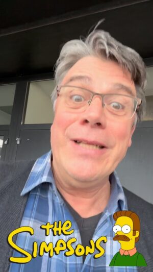 Peter Flechtner Instagram - Peter trifft Claus-Peter Damitz (Ned Flanders in The Simpsons) #peterflechtner #clauspeterdamitz #synchronsprecher