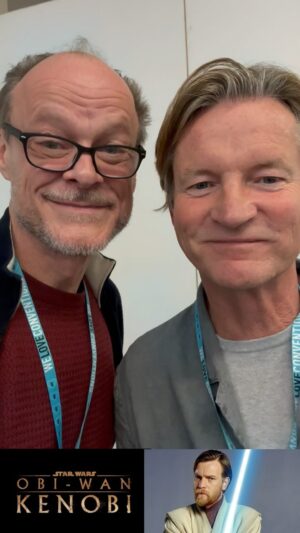 Peter Flechtner Instagram - Peter trifft Philipp Moog (Obi-Wan Kenobi in Star Wars) #peterflechtner #philippmoog #synchronsprecher
