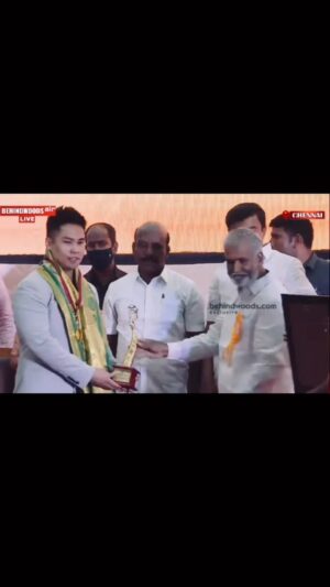 Peter Hein Instagram - Collecting the prestigious State Award 🥇on behalf of Dad from Hon’ble Minister of News @mp_saminathan Hon’ble #TNHealthMinister @ma_subramanian and Hon’ble Minister of Charitable Endowments @pksekarbabu …… Missing my Favourite Director @kvanand.isc Uncle on this occasion 🥺♥️
.
.
.
.
.
.
#tamilnadu #stateawards #ko #peterhein #kvanand #masubramanian #mpswaminathan #pksekarbabu