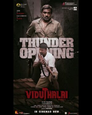 Peter Hein Instagram - #ViduthalaiPart1 in Cinemas Now.