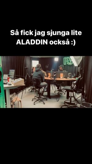 Peter Jöback Instagram - Gästade @morgonpassetip3 i morse - fick prata om min kommande platta ATLAS som släpps 12 APRIL ! Fick också  sjunga lite ALADDIN också !