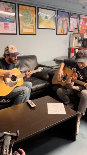 Petey Instagram - Got to link up with one of my musical hero’s @_mikekinsella for an acoustic cover of home alone house in Chicago - what a vibe!
