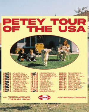 Petey Instagram - Headed to the airport to start the USA TOUR - and AUSTRALIA Presale is live (link in bio 🎟️)
#
 
So excited to kick things off in Atlanta tomorrow Friday theres still some tix for this first leg left so be sure to grab those before they’re all gone!!!