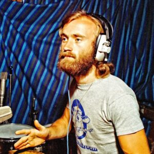 Phil Collins Instagram - Phil Collins in 1977, recording with Genesis.

📸 Dick Barnatt