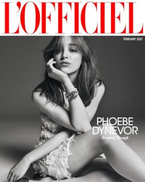 Phoebe Dynevor Instagram - @lofficielitalia @lofficielusa @lofficielparis thank you for having me as your Feb cover star!! I really was super happy to be here I promise 🌹