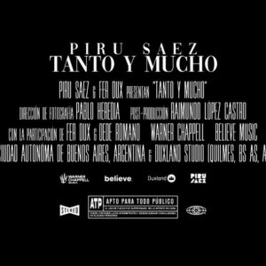 Piru Saez Instagram - Alo! Les regalo de #Estreno el video de mi nueva canción “Tanto y Mucho” , una nueva aventura audiovisual realizada por un equipo amante de la música y el sentimiento. Hermoso crear junto a mi queridísimo @pabloheredia10 quien aportó sus brillantes ojos, amor y magias sensibles en la cámara y fotografía, el gran @ferdux con quien hicimos esta canción abriendo una vez más su nave Duxland para llevar todo un nivel más arriba (cómo siempre), un talentoso y generoso artista con el que tengo el lujo de trabajar, Raimundo López Castro ( @milrayosoficial ) en postproducción y el aporte fundamental, clave y automovilístico de Mi Amor @dederomanook .
Espero que les guste, ya está en mi canal de YT PiruSaezOficial. 
Si se ultracopan, compartan en historia/reels o donde quieran, estarán apoyando de verdad lo que hago y siendo parte por siempre de este momento único con la música que tanto amamos.
Abrazooos y beso, Gracias!Just Push Play! 
PIRU💛
▶️ #linkinbio 
#nuevovideo #videoestreno #tantoymucho #musica #newrelease #pirusaez #ferdux #pabloheredia #milrayos #dede #liveart #videoclip #newsounds #lanzamiento #newmusic 
@believemusic @believelatam @warnerchappell_argentina @warnerchappell_latin 
🆕 Tanto y Mucho #nuevosingle Disponible en todas las plataformas.
Piru Saez
Noviembre 2021 ®️