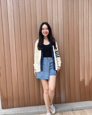 Po Wichada Atiwesangkun Instagram - 🏸💙💙 @pomelofashion @Drycleanonly_bkk 
#PomeloGirls #Drycleanonlybkk
