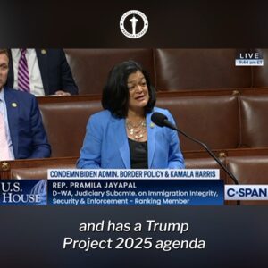 Pramila Jayapal Instagram - Trump’s Project 2025 would be a disaster for the immigration system.

It would rip apart American families, which comes as no surprise from the party that cruelly tore apart more than 5,000 kids from their moms and dads.

It’s inhumane and un-American. We can’t go back to that.