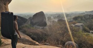 Pranav Mohanlal Instagram - Hampi 🧗🏽