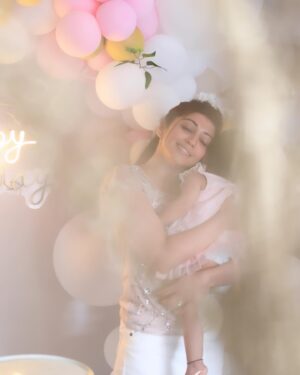 Pranitha Subhash Instagram - My doll turns 2!!! Pictures from a year ago ❤️✨
2 years of being mamma and dadda for me and Nitin