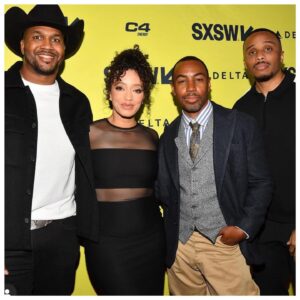 Prentice Penny Instagram - So thankful to have premiered last night @sxsw for A Peoples History of Black Twitter. So many incredible people to thank from @onyxcollective @itsjasontoyou @culturehousemedia @apfythoughts @joiejacoby @vanlathan @mz_money_penny and of course the CULTURE because everything we did for #blacktwitterhulu we did because our history is not normally documented. With what is happening in this country with our history being replaced or “remanufactured” our future selves need to know what we did. 💈: @erikdabarber 👔: @1manstrash @edixonthewardrobeguy (and yes those are riding pants and boots) 🔥🔥 💄: @iblessfaces_artistry