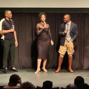 Prentice Penny Instagram - So thankful to have premiered last night @sxsw for A Peoples History of Black Twitter. So many incredible people to thank from @onyxcollective @itsjasontoyou @culturehousemedia @apfythoughts @joiejacoby @vanlathan @mz_money_penny and of course the CULTURE because everything we did for #blacktwitterhulu we did because our history is not normally documented. With what is happening in this country with our history being replaced or “remanufactured” our future selves need to know what we did. 💈: @erikdabarber 👔: @1manstrash @edixonthewardrobeguy (and yes those are riding pants and boots) 🔥🔥 💄: @iblessfaces_artistry