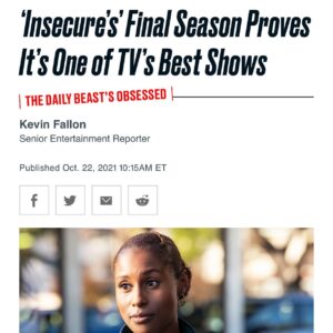 Prentice Penny Instagram - WE TRIED TO DO OUR BEST Y’ALL. Thank you @thedailybeast Hope you see what they see too. See u Sunday. @insecurehbo #insecurehbo