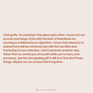 Prentis Hemphill Instagram - Monday existential feels.
