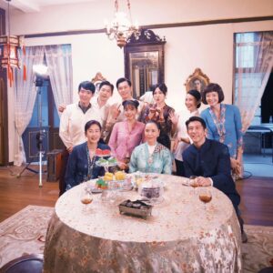 Priscelia Chan Instagram - The surrealism of acting in an era, not of our reality always excite me and makes my soul comes even more alive than it has already been ✨️✨️✨️ Overnight filming somehow adds on another dimension, like a sheer dreamlike state when I wasn't even sleeping on set. 🤩 It was kinda fun watching ‘少爷s’，’少奶奶s’ 和 ‘小姐’ 们, dancing with joy in '1951' as '太太' and I watched on😊🎉 There are still much insights to 萍姐/ 妈姐's inner world that I am exploring and indulging in.. just thankful 😊💛 
#MediacorpEmeraldHill #emeraldhill #小娘惹之翡翠山